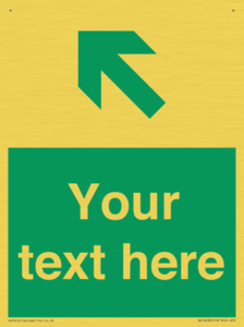 Custom Safe condition: Green Up left arrow